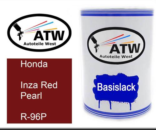 Honda, Inza Red Pearl, R-96P: 500ml Lackdose, von ATW Autoteile West.